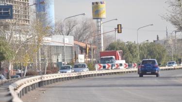 Multitrocha Neuquén, futura avenida Vaca Muerta (foto Yamil Regules)