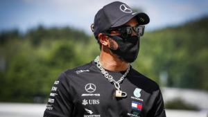 Hamilton fue penalizado antes de largar en Austria