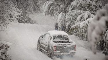 Alerta amarilla por nieve en la cordillera de Neuquén. (Foto: Archivo)