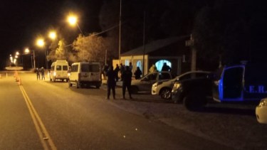 El operativo se inició pasadas las 20 en el puesto de Paso Córdoba. (foto: gentileza)