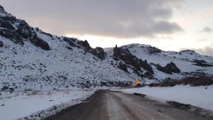El hielo predomina hoy en las rutas 40 y 23