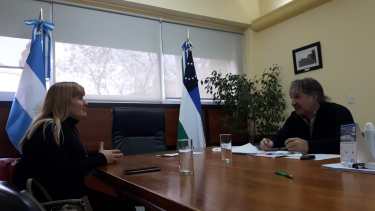 El encuentro se realizó en la sede de la Secretaría de Trabajo en Viedma. Foto: gentileza. 