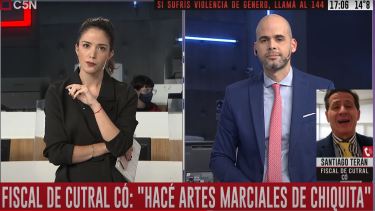 Una de las pruebas contra Terán es la entrevista con el canal C5N. (Archivo)