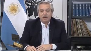 Alberto Fernández celebró el  lanzamiento del satélite Saocom 1B