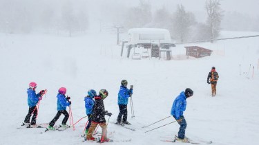 Cerro  Chapelco fue uno de los centros que ya recibió los primeros visitantes. Foto: Patricio Rodriguez