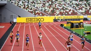 El atletismo estrenó las pistas del Estadio Olímpico de Tokio