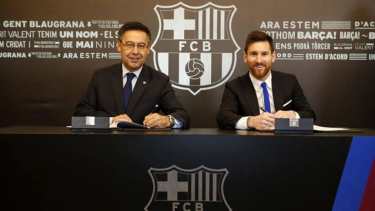Aunque Lio sigue, la relación con el presidente Bartomeu está rota.