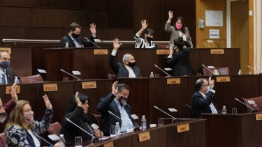 La sesión tuvo sorpresas cuando se trató el pliego de la candidata a defensora del Niño, la Niña y el Adolescente de Cutral Co. (Gentileza) 
