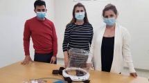 Imagen de Hospitales del Alto Valle suman 100 cascos Helmet