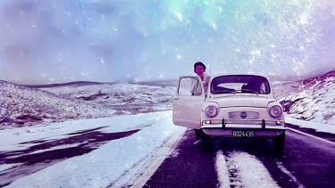 Un alto en el camino y una foto para el recuerdo saliendo de Bariloche de regreso a Salta en el Fiat 600. Susana es de Comodoro Rivadavía (Chubut) y Carlos de Lomas de Zamora (Buenos Aires). Viven en Chajarí (Entre Ríos).
