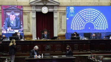 La sesión de hoy no tendría a Massa como presidente y será mixta, a pedido de la oposición. (Archivo).-