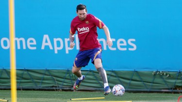Lio hizo trabajos individuales en su regreso a las prácticas.