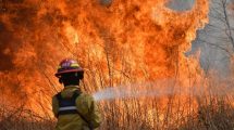 Imagen de Hay incendios en 13 provincias de Argentina