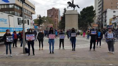 Justicia por Facundo y la renuncia de Berni son los pedidos de la manifestación de esta mañana. (Gentileza).-
