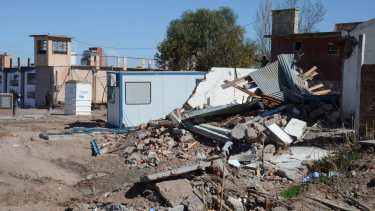 La vivienda que fue demolida. Foto: Yamil Regules. 