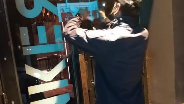 El local gastronómico  fue clausurado después  una inspección de personal del municipio. Foto: San Martín Online