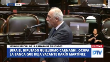 El exdiputado provincial tomó juramento este jueves en sesión especial.