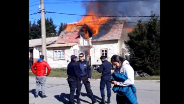 El incendio en el que intervino el bombero afectado fue el domingo pasado. Foto: archivo