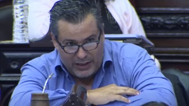 La Cámara de Diputados aceptó la renuncia de Ameri esta madrugada. (Gentileza).-