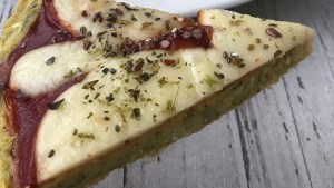 Pizza de zapallitos apta para celíacos