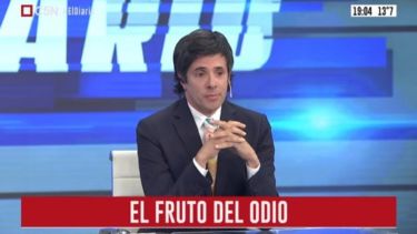 Robertito Funes se quebró al aire mientras relató la agresión que sufrió. 