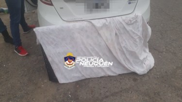 Un hombre encontró el televisor que le habían robado en un grupo de Facebook de Neuquén y lo recuperó, junto a la policía. (Foto: Gentileza).