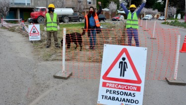 La empresa constructora Triskel de Karina Bahamonde apostó a tomar obreras/obreres en el marco de la lucha feminista y de disidencias por lograr equidad en el ámbito laboral.
Foto  : Marcelo Ochoa
