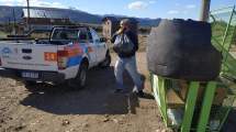 Imagen de Funcionarios de San Martín  realizan la recolección de residuos con su camionetas