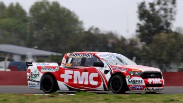 El campeón Gianini fue el más veloz con las camionetas
