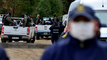 La Policía de Río Negro cuenta ya con una unidad especial, el grupo COER que intervino en un desalojo de una comunidad mapuche en El Foyel, en 2020. Archivo