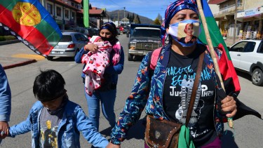 Plantearon que la ocupación en El Foyel obedeció a la falta de respuestas del estado durante años. Foto: Alfredo Leiva