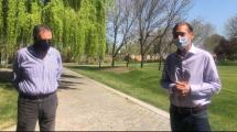 Imagen de Bertoldi respaldó a Gutiérrez y firmó la adhesión de Centenario a las medidas