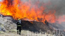 Imagen de Controlaron el incendio en el basural de Junín de los Andes