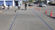 Imagen de Sendas peatonales y reductores para mejorar el tránsito en las calles de Huergo