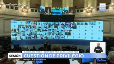 Foto: Captura transmisión en vivo. 