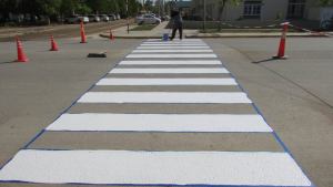 Avanza la implementación de un plan de seguridad vial en Huergo