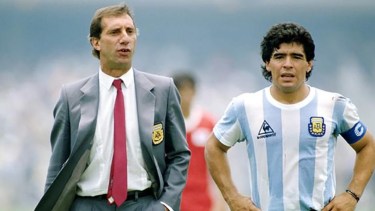 Maradona y Bilardo compartieron el seleccionado argentino entre 1983 y 1990.