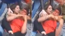 Imagen de Video: luchadora de artes marciales noqueó al delincuente que le robó