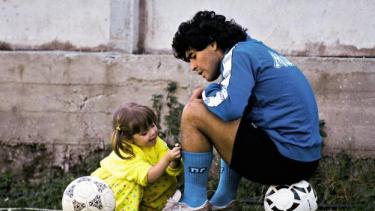Elijo creer que el Diego más terrenal siempre fue el que tuvo a Dalma al lado.
