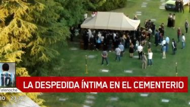 El último adiós a Diego en el Jardín de Bella Vista.