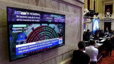 Diputados aprobó el impuesto a las grandes fortunas. Foto: @DiputadosAR