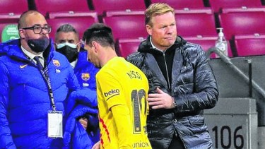 Ronald Koeman, DT del Barcelona, decidió darle descanso a Messi. 