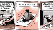 Imagen de «Mi viaje hacia vos», la tira de Chelo Candia en el Voy