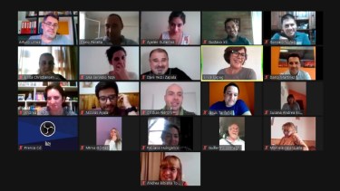 Darío Martínez, secretario de Energía, encabezó una reunión con dirigentes del Frente de Todos. Foto: Gentileza. 