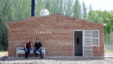 Un emprendimiento único en el país en Fernández Oro. (Florencia Salto)