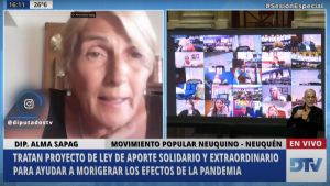 Alma Sapag: El aporte a las grandes fortunas «va a traer más costos políticos y sociales»