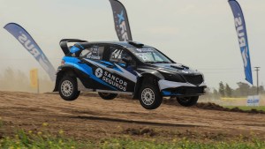 Cancio se lució en su regreso y festejó la victoria en el rallycross