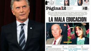 Fuerte repudio de la oposición a la tapa de Página/12 sobre Acuña