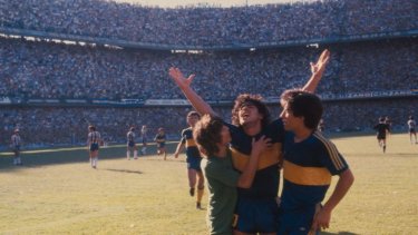 Diego Armando Maradona y el grito sagrado en su casa, la Bombonera.