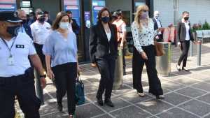 Losardo y Frederic llegaron a Viedma por el conflicto en Villa Mascardi